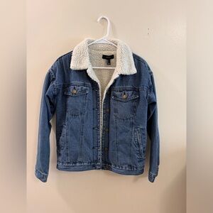 Forever21 Fur Lined Denim jacket
